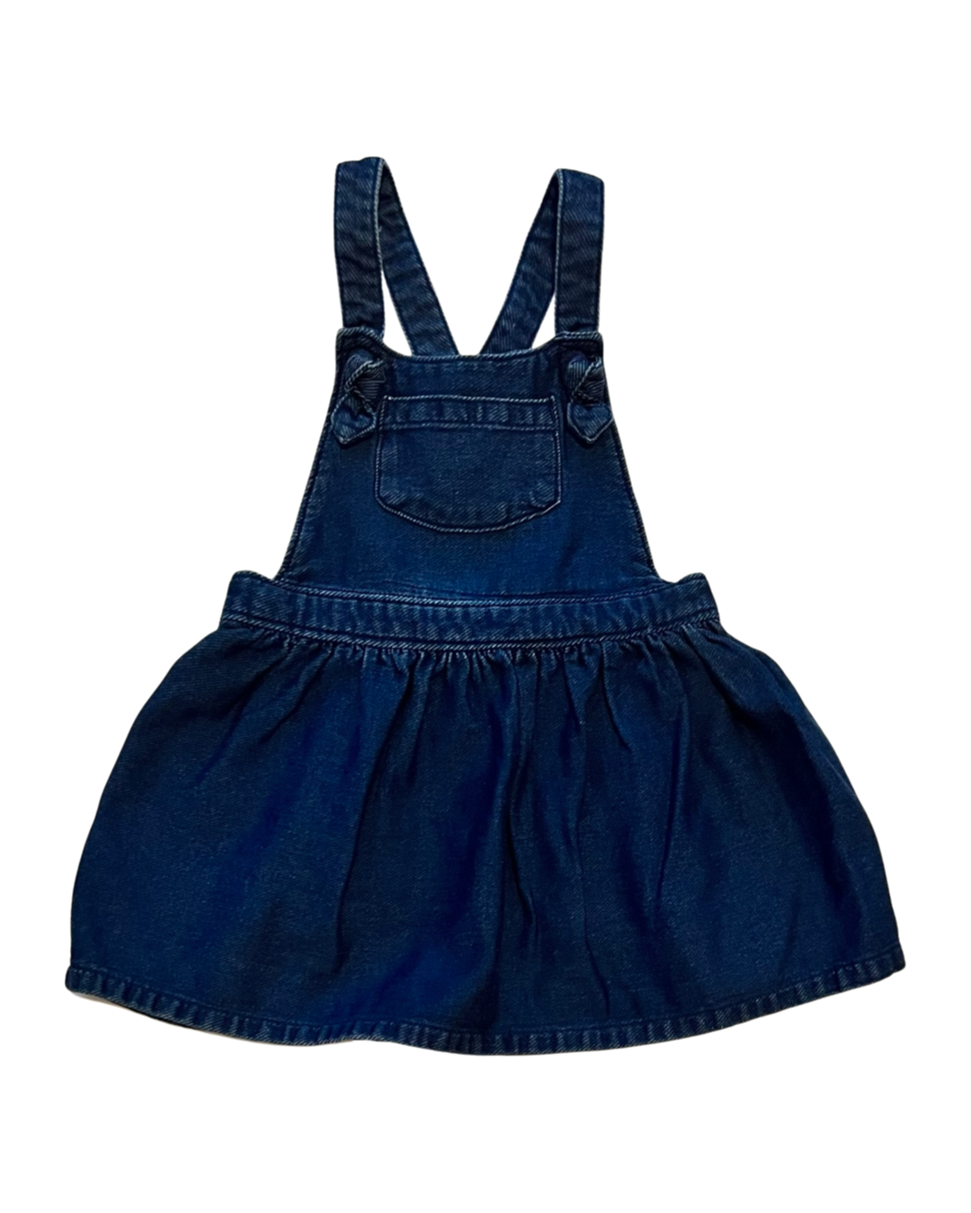 18M Baby Girl Cat & Jack Jean Overall Jumper Dress
