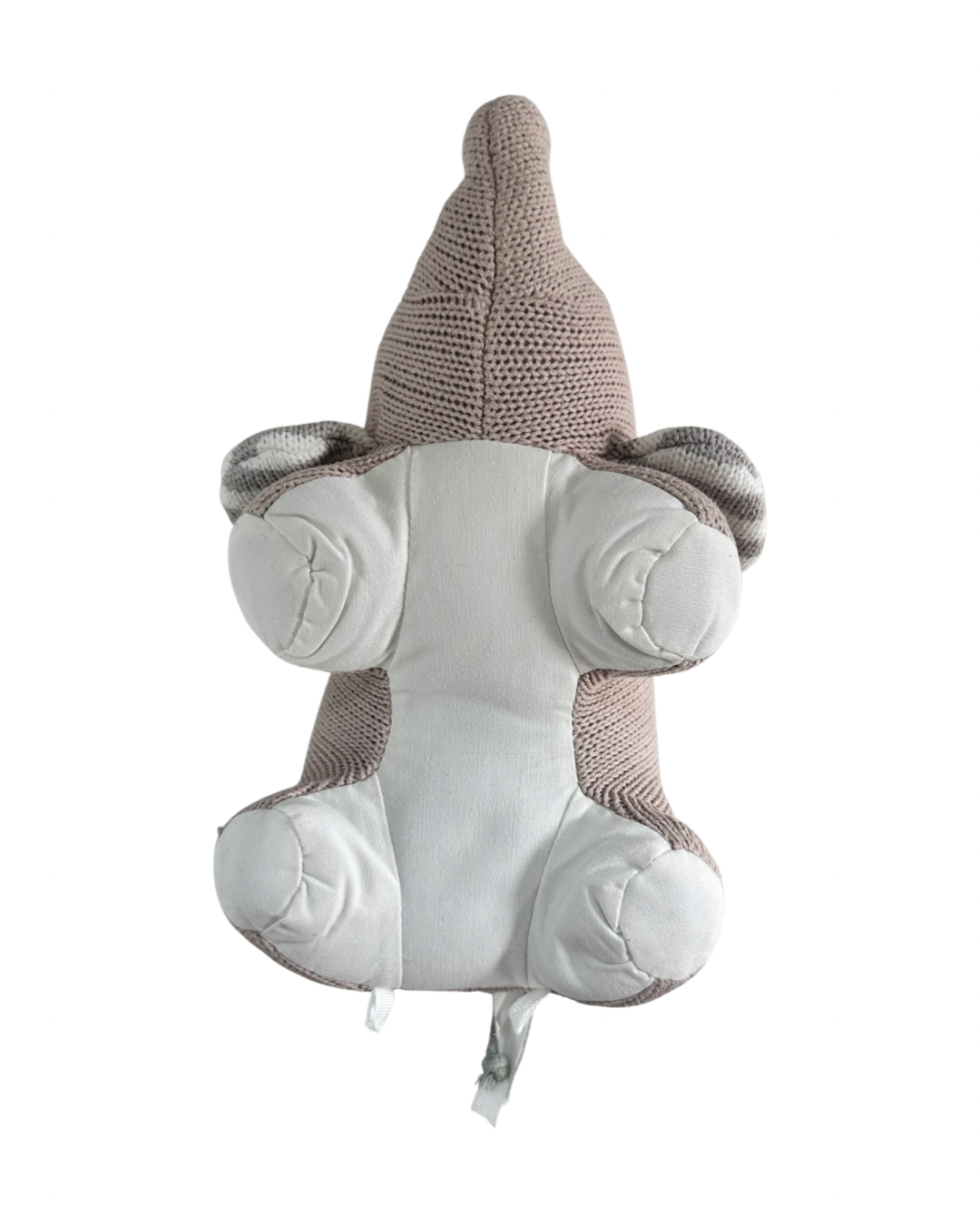 Knit Gray Lollipop Living Elephant Plush Toy
