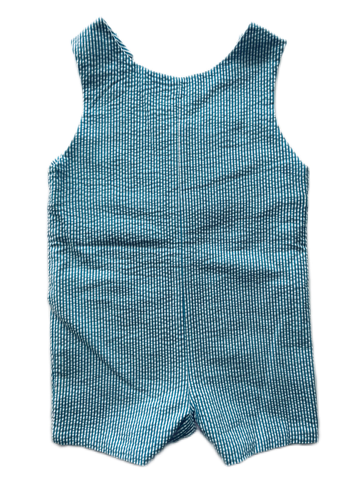 2T Toddler Boy Smocked Jon Jon Romper