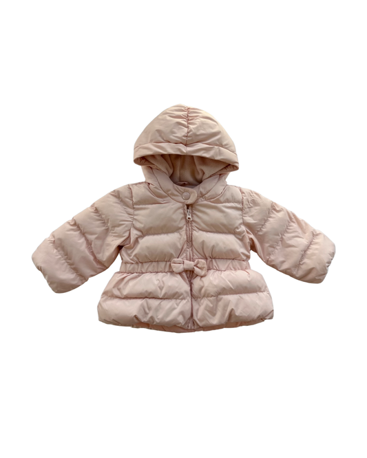 6-12M Baby Girl Light Pink Baby Gap Puffer Jacket Coat