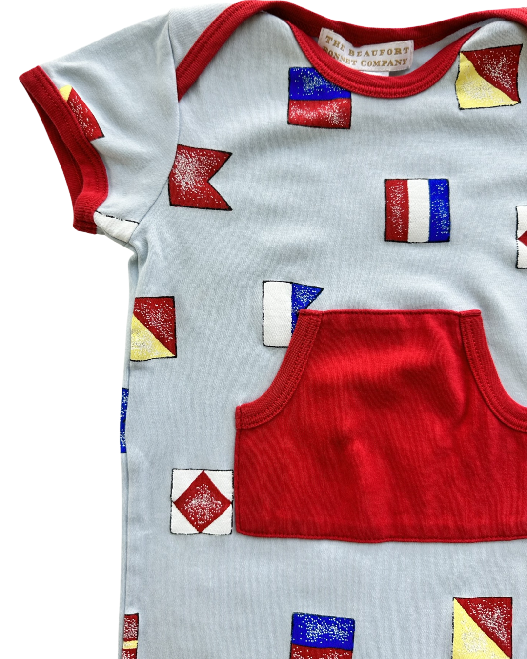 12M-18M Baby Boy The Beaufort Bonnet Company TBBC Flags Romper