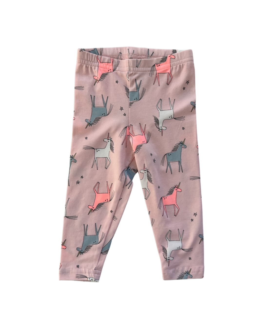 12M Baby Girl Carters Unicorn Top & Coordinating Pink Leggings