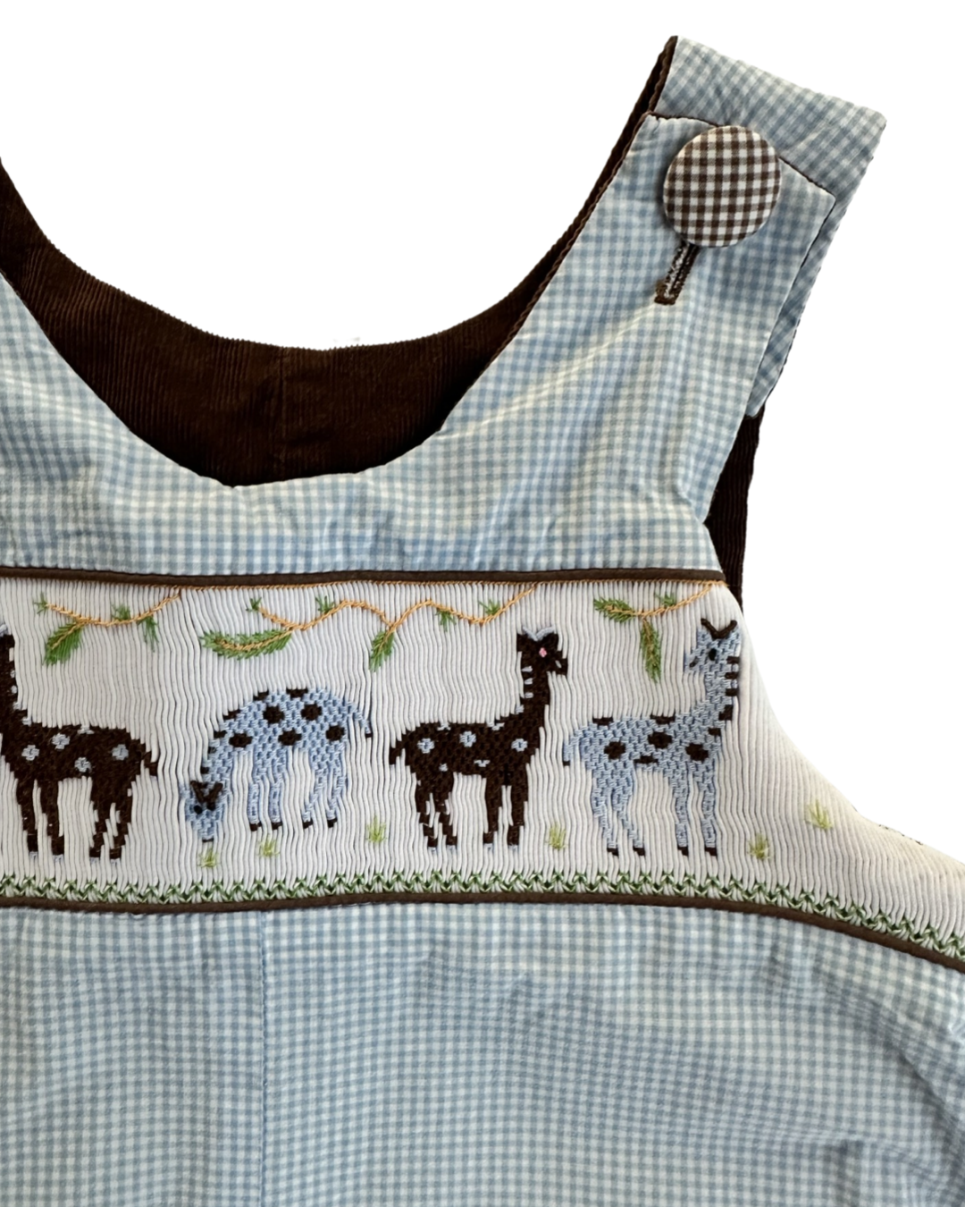 18M-24M Baby Boy Reversible Brown Football Giraffe Longall