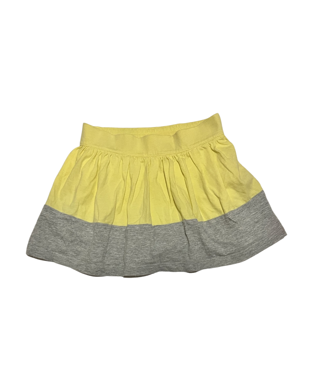 2T Toddler Girl Old Navy Yellow / Gray Skort