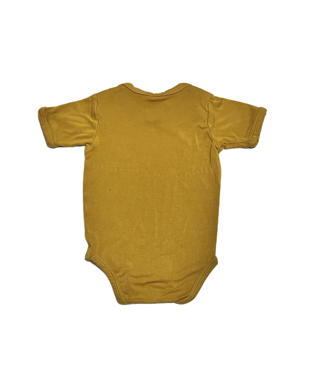 0-3M Baby Boy / Girl Kate Quinn Mustard Yellow Bamboo Onesie