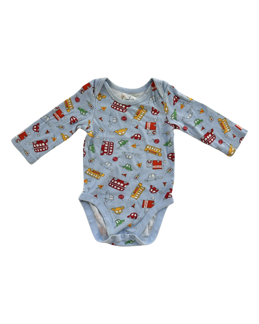 6-9M Baby Boy The Children’s Place Bus Car Onesie