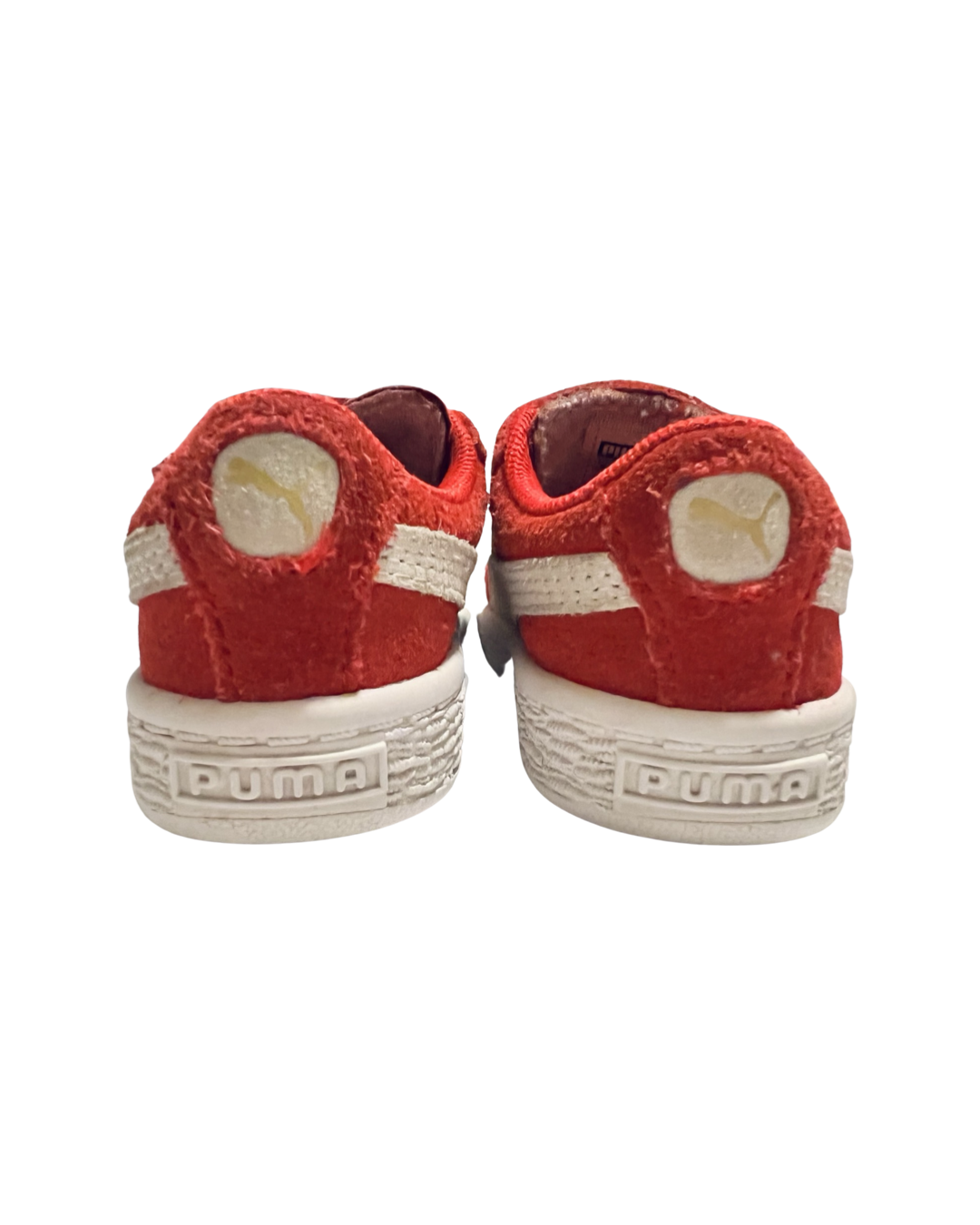 5C Toddler Boy / Girl  Red Suede Puma Sneakers Shoes