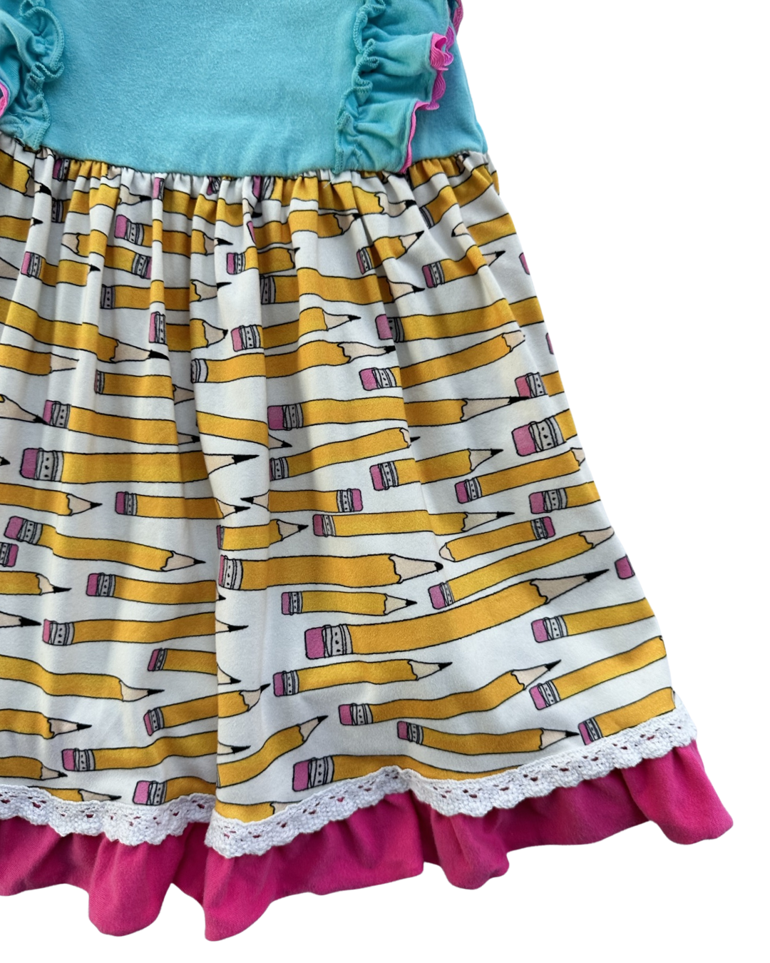 3T Toddler Girl Back to School Boutique Pencil Dress