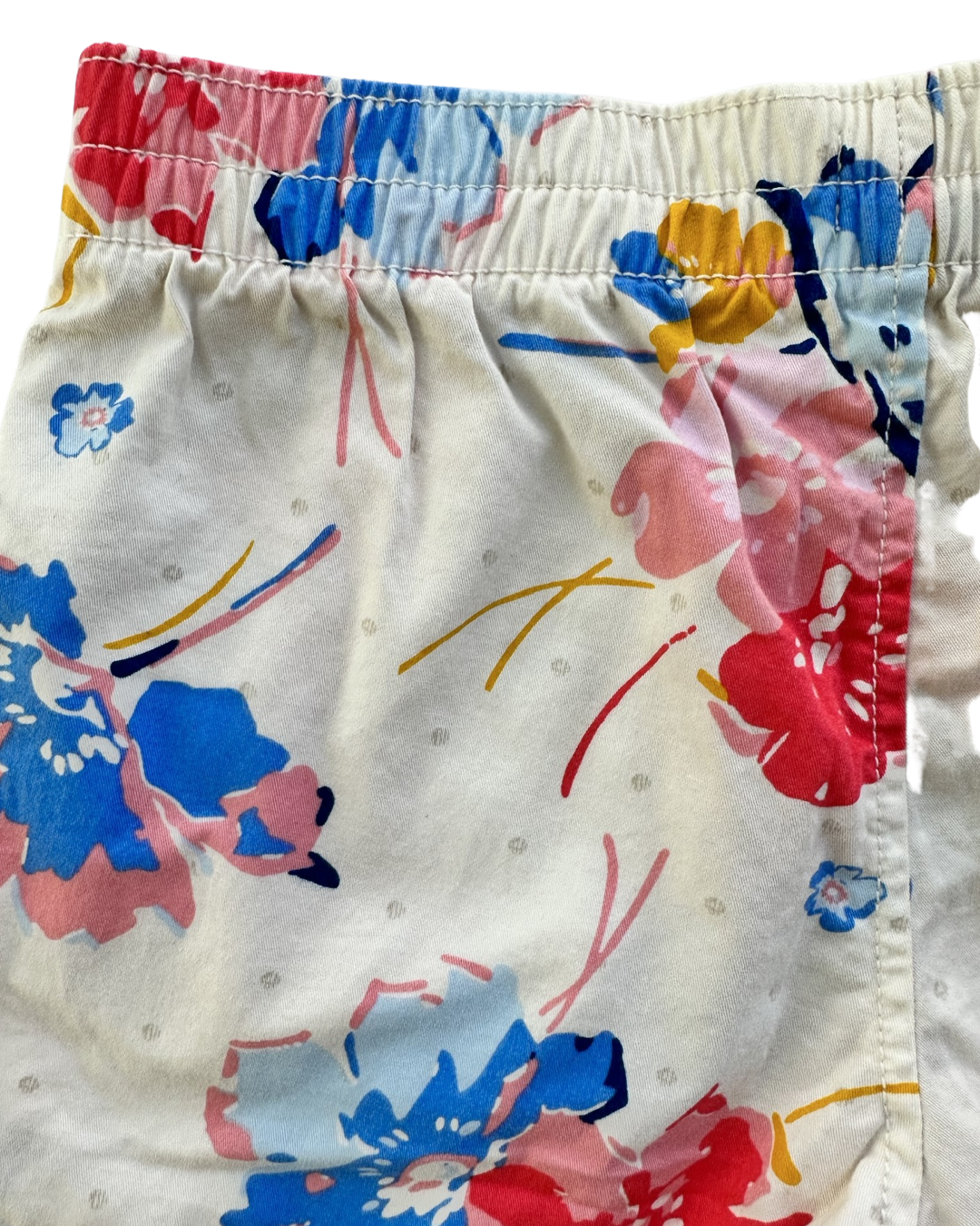 Girls L Size 10/12 Old Navy Pink / Blue Floral Shorts