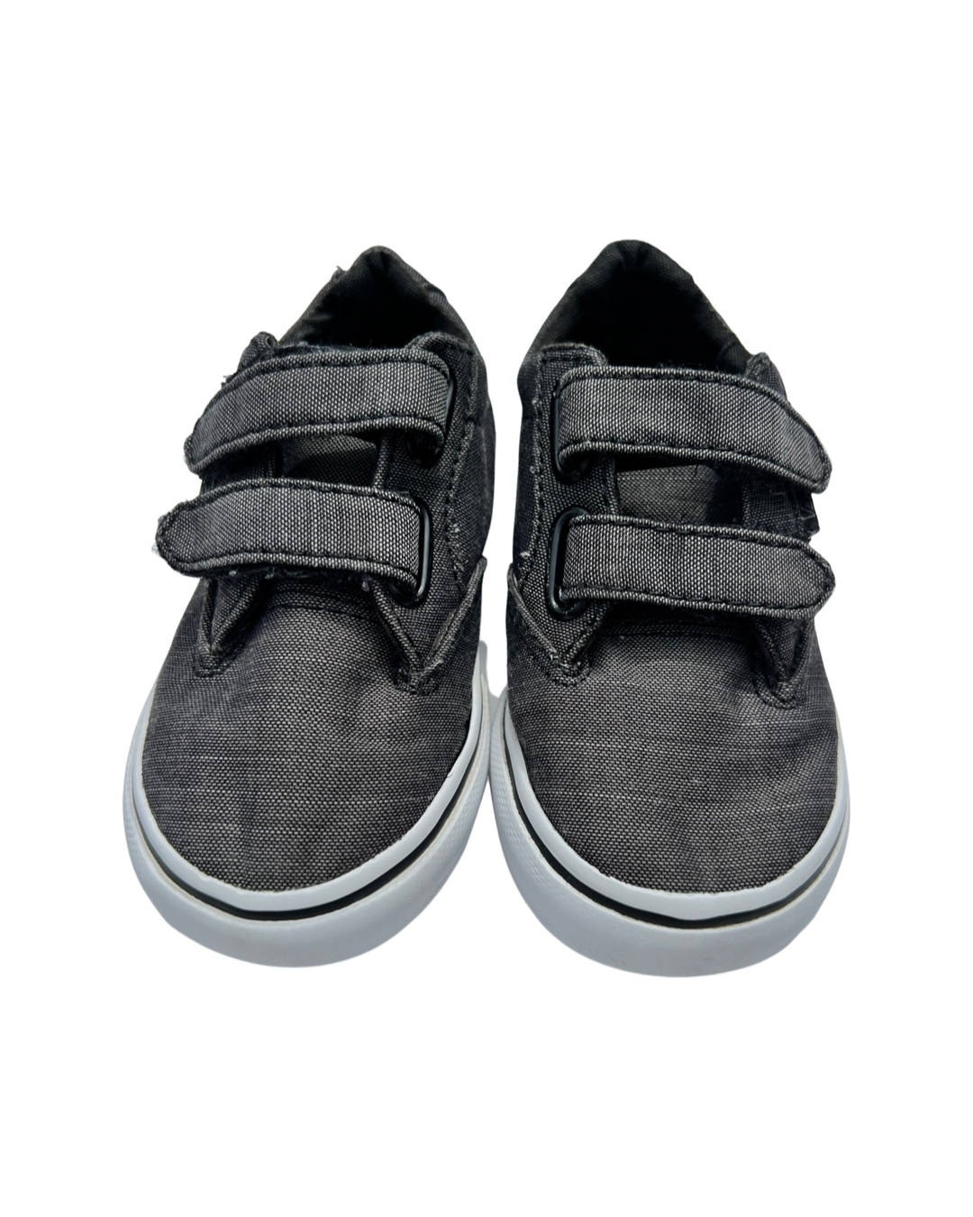 6C Toddler Boy Gray Velcro Van Shoes