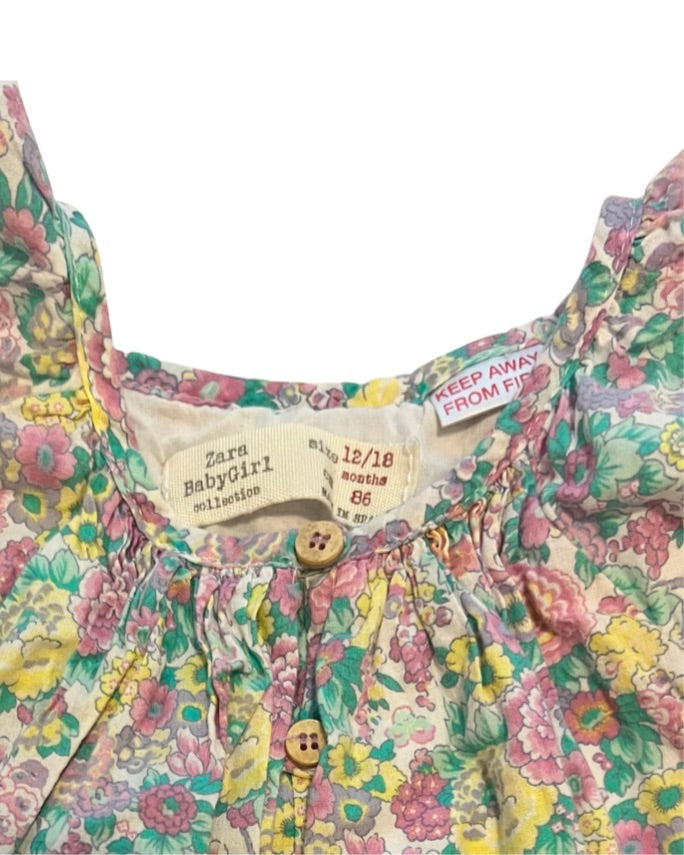 12M-18M Baby Girl Floral Zara Dress