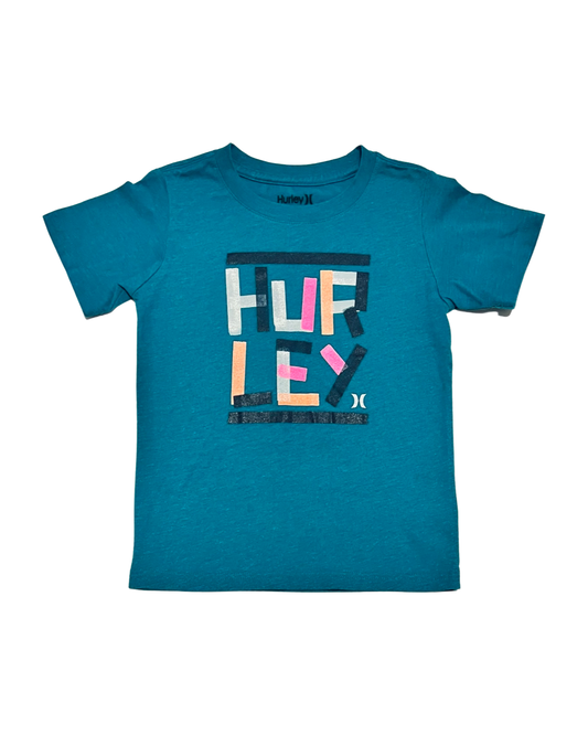 Toddler 5T - 6x Boy / Girl Teal Hurley Shirt