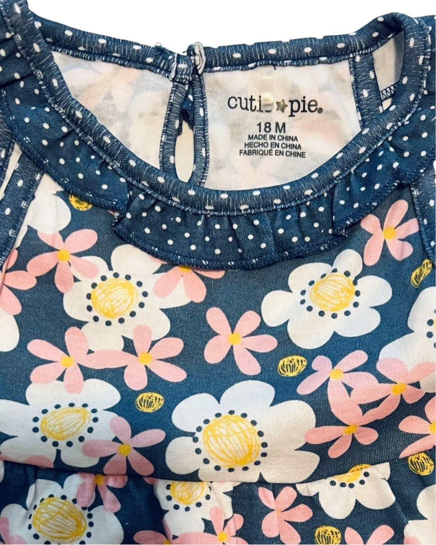 18M Baby Girl Cutie Pie Floral Dress