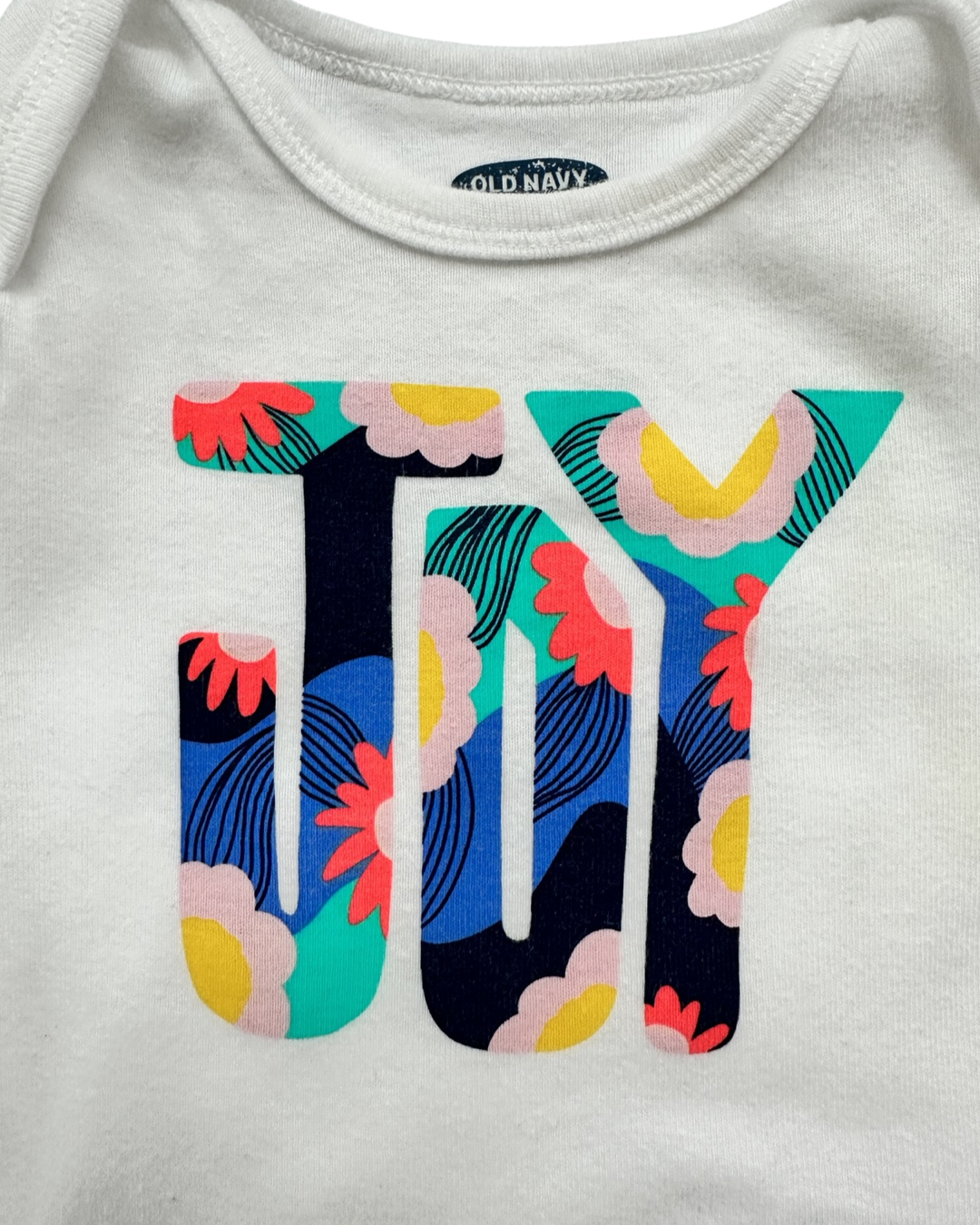 3-6M Baby Girl Old Navy Joy Onesie