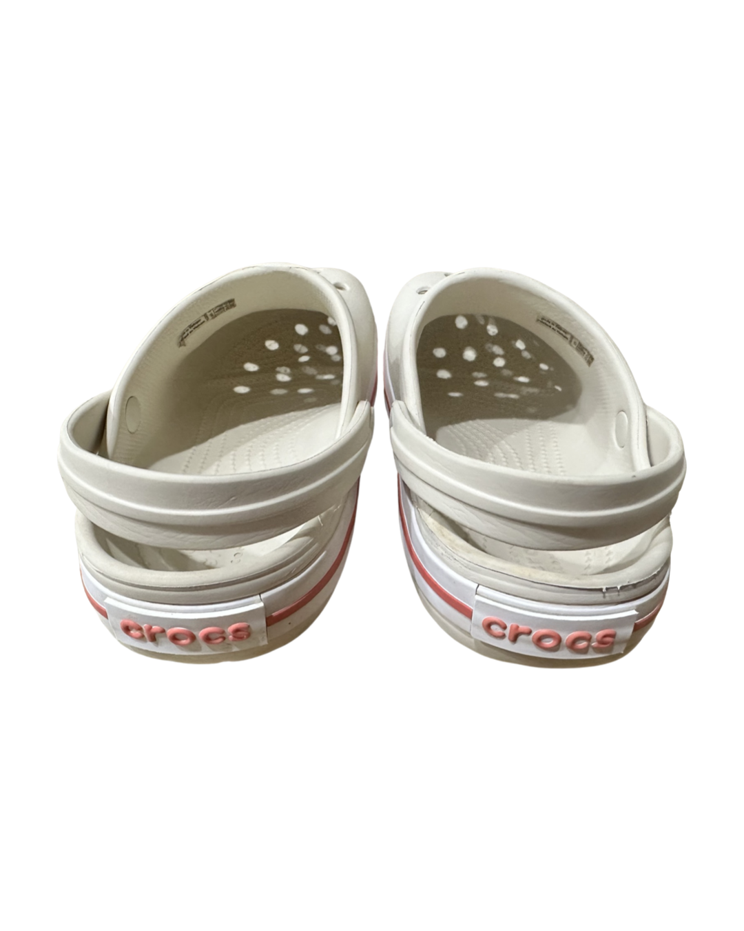 13C Toddler Girl Neutral Crème Classic Crocs