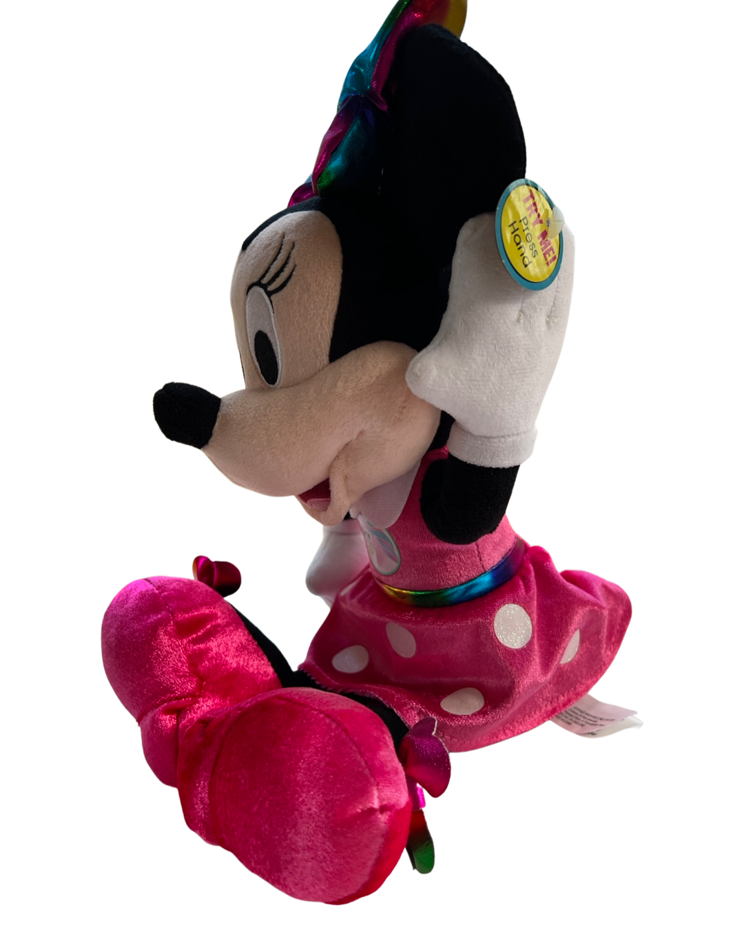 Disney Junior Minnie Mouse Sparkle & Sing 14” Plush Toy