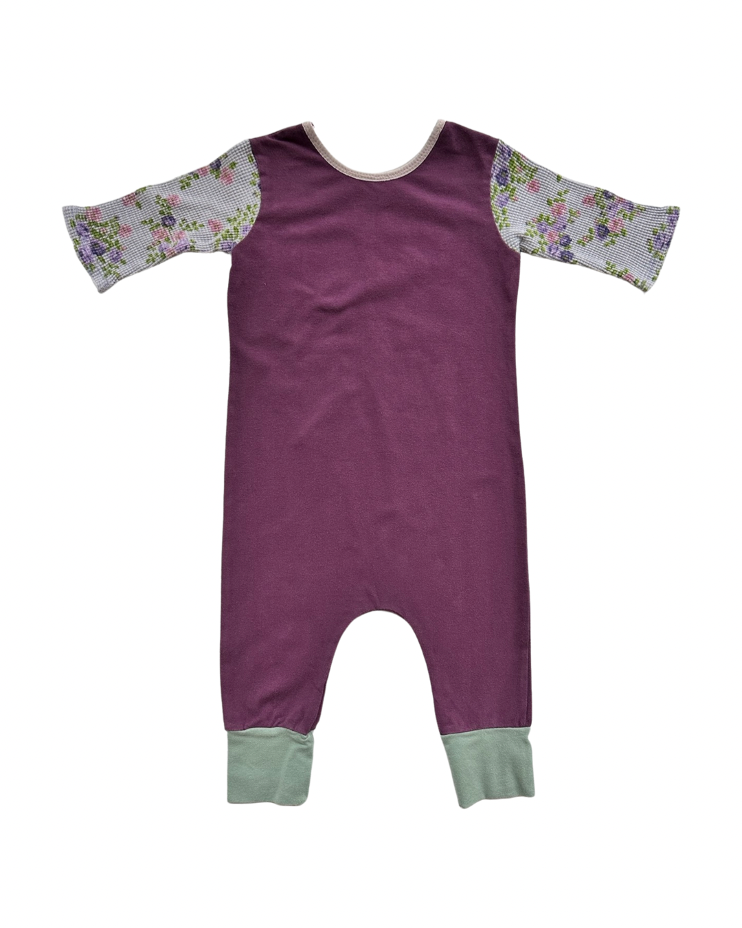 12M-18M Baby Girl RAGS to Raches Purple Storm Cloud Romper