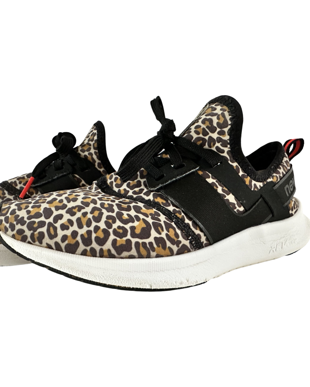 Women’s Size 7 Leopard  New Balance Nergize RevLite Sneakers Shoes