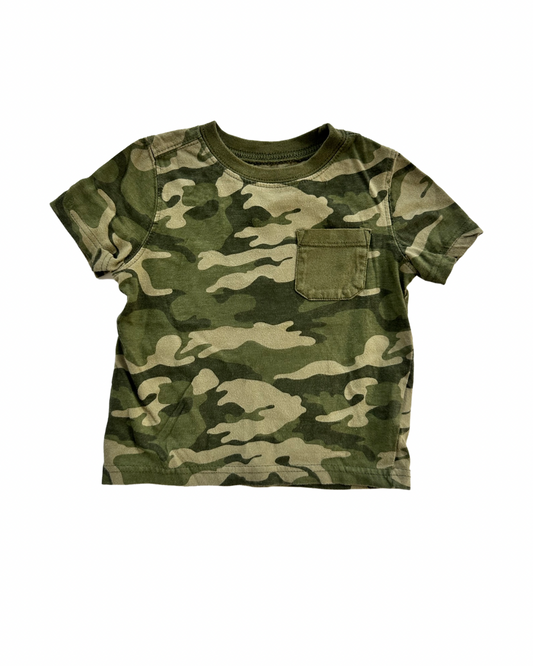 18M-24M Baby Boy Green Camo Old Navy T Shirt