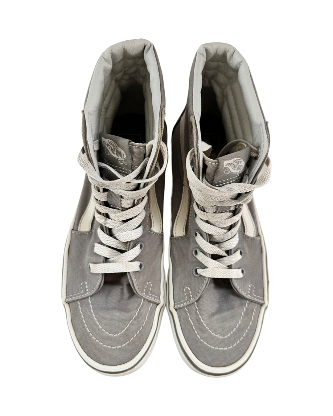 Men’s size 7.5 / Women’s Size 9 Gray Old Skool Hi Top Canvas Vans