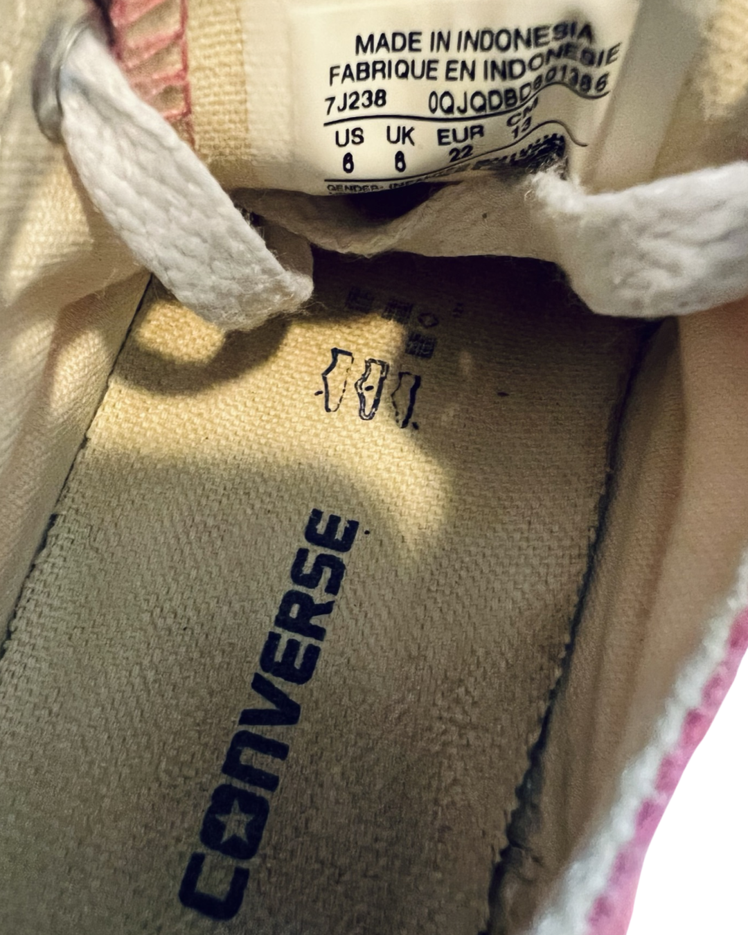 6C Toddler Girl Pink Converse All Star Chucks