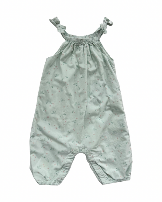 6-12M Baby Girl Baby Gap Mint Green Bird Romper