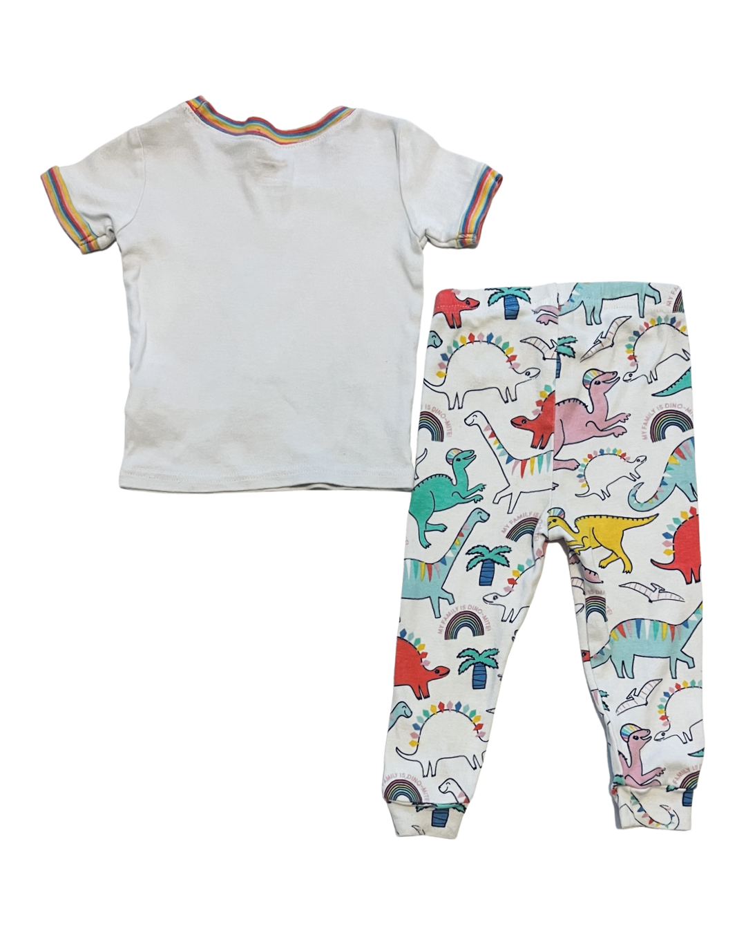 9M-12M Baby Girl The Children’s Place Dino PJs