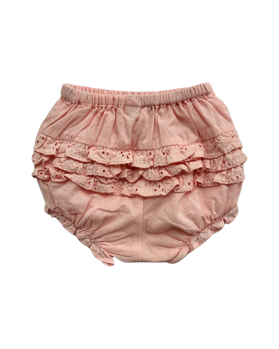 3-6M Baby Girl Janie & Jack Pink Eyelet Dress with Bonnet