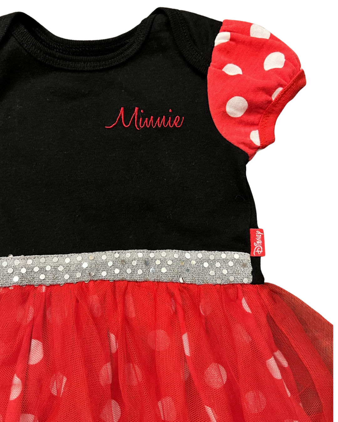 6-9M Baby Girl DISNEY Minnie Mouse Onesie Dress