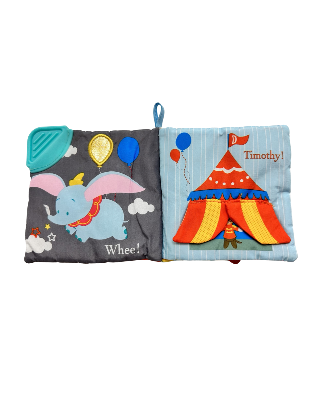 Disney Baby Peek A Boo Dumbo Baby Soft Sensory Book
