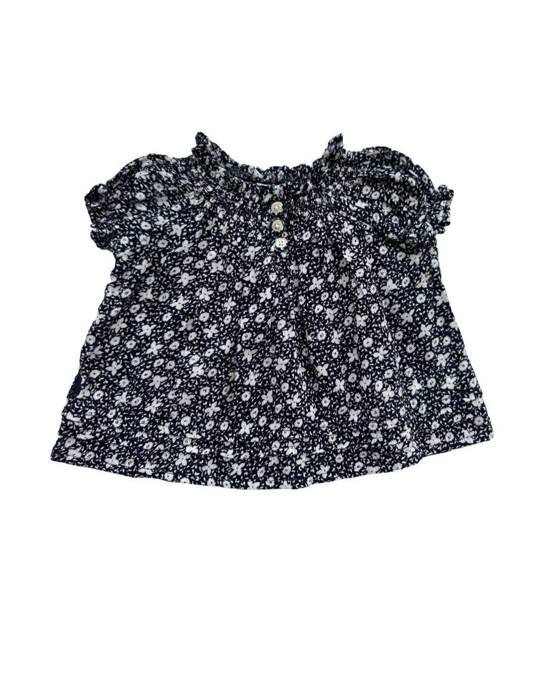 3M Baby Girl Navy Ralph Lauren Polo 2PC Bubble Short Set