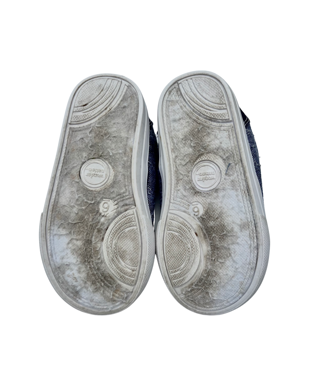 6C Toddler Boy Navy Blue WonderNation Canvas Velcro Shoes