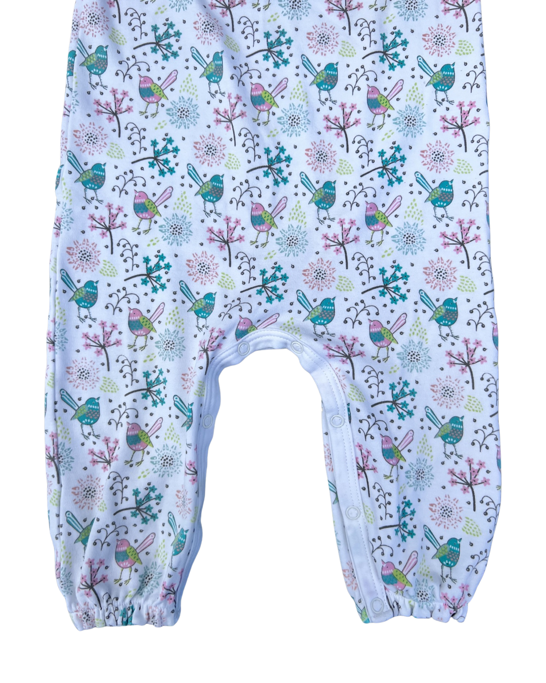 6-9M Baby Girl Feather Baby Boutique Bird Romper
