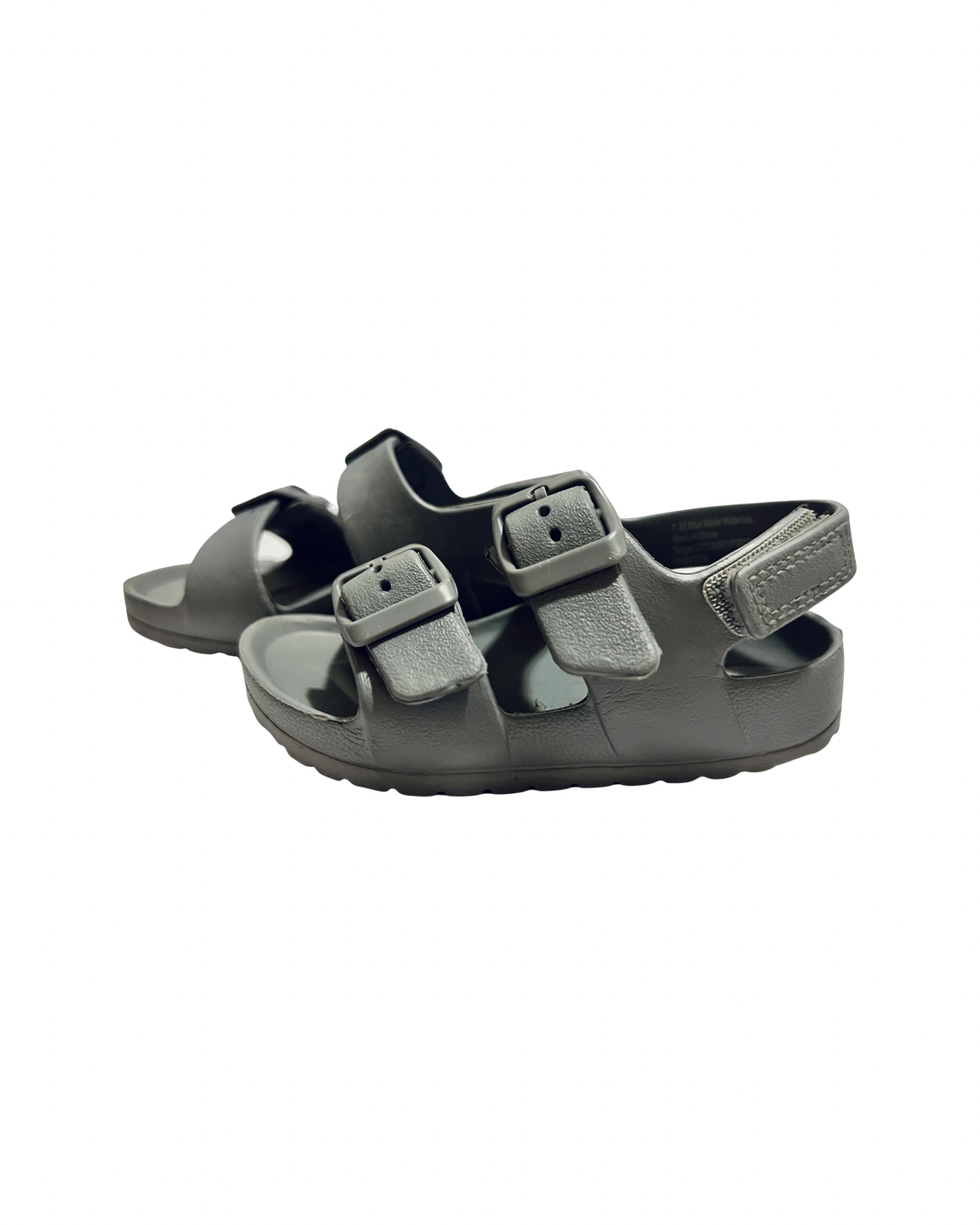 7C Toddler Boy Gray Rubber Cat & Jack Water Sandals