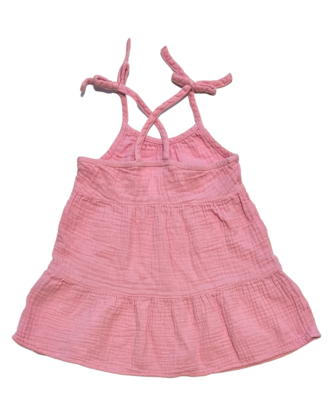 12M Baby Girl Pink Cat & Jack Muslin Dress