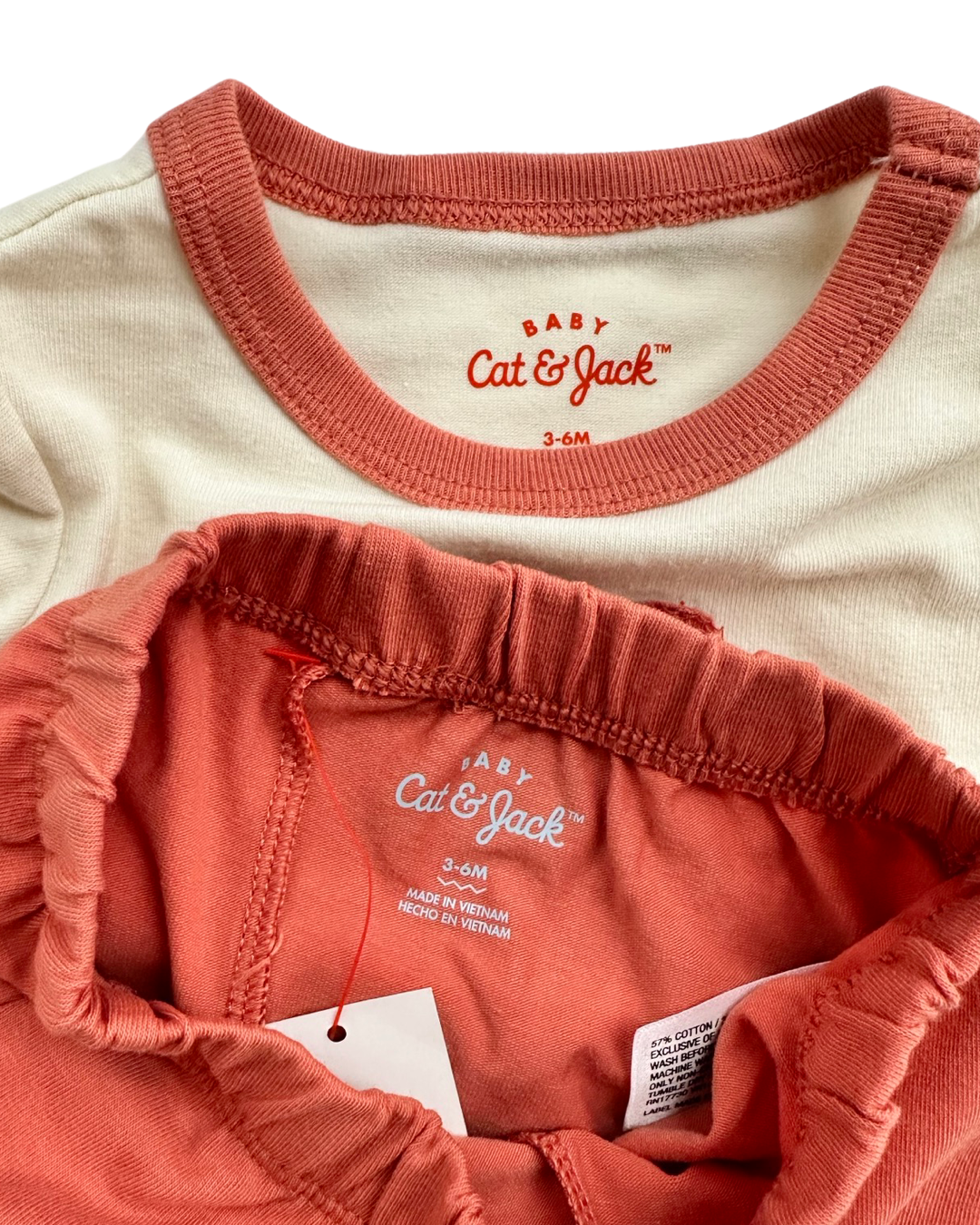 3-6M Baby Girl Cat & Jack So Little Mouse Outfit Shorts & Top