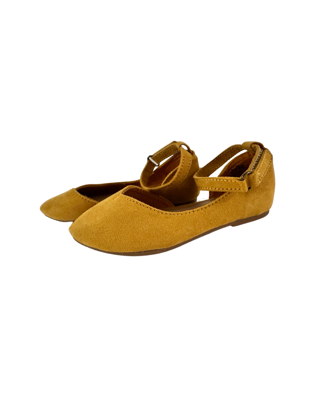 7C Toddler Girl Marigold Mustard Yellow Old Navy Flats Shoes