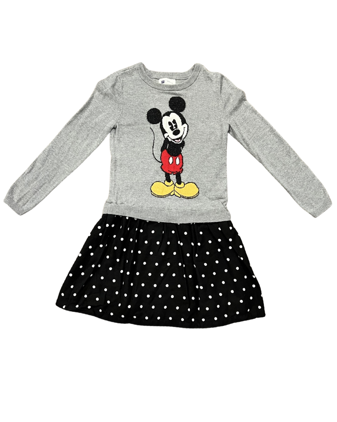 Girls 8Y Gap Kids DISNEY Mickey Mouse Sweater Dress