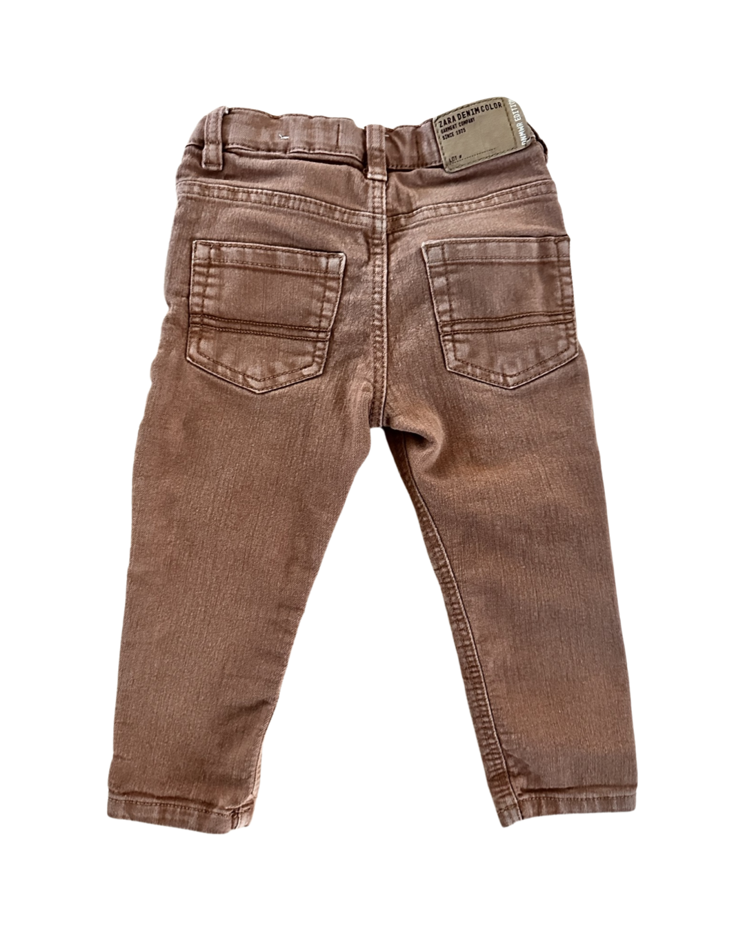 12M-18M Zara Baby Boy Camel colored Jegging Jeans