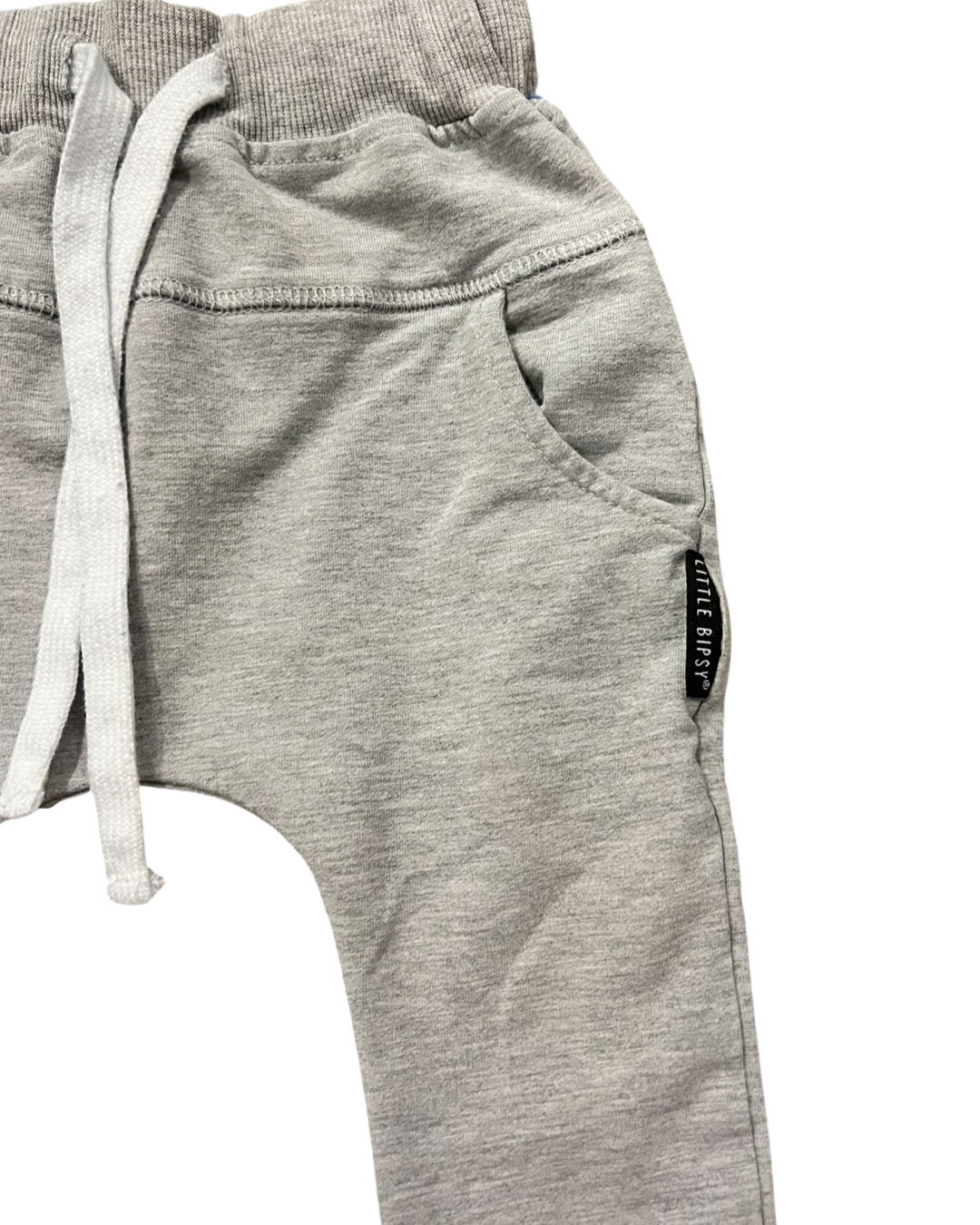 12M-18M Baby Boy Little Bipsy Gray Joggers