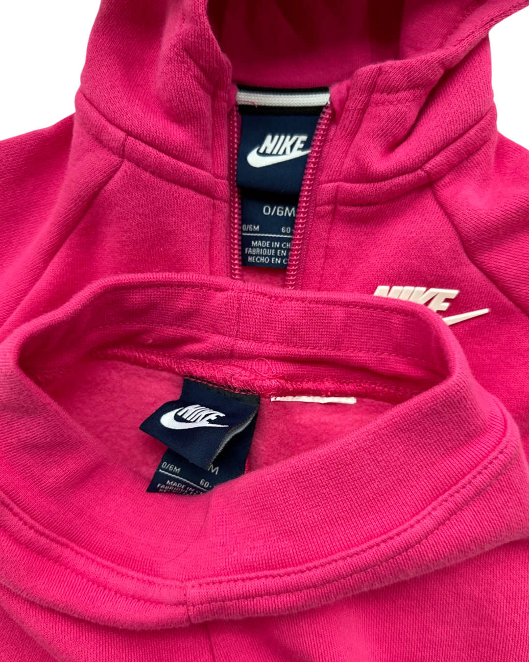 0-6M Baby Girl Nike Pink Jogger Set
