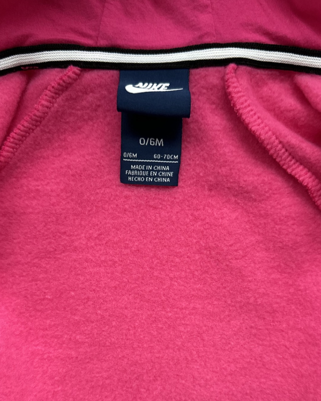 0-6M Baby Girl Nike Pink Jogger Set