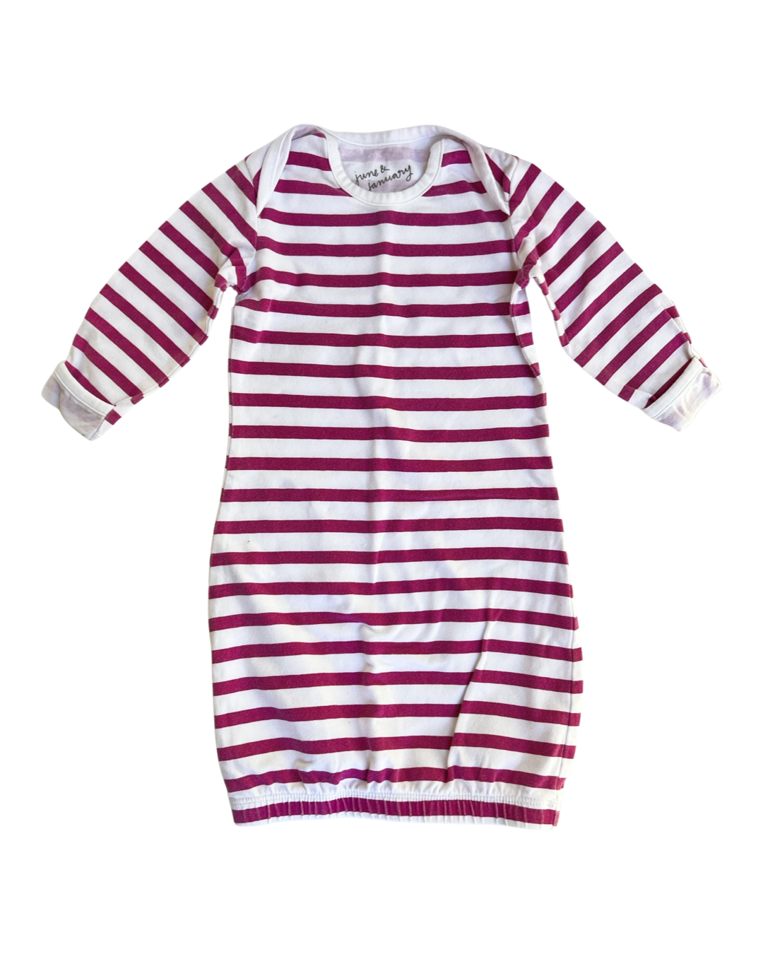 Baby Girl Striped June & January Sleep Gown