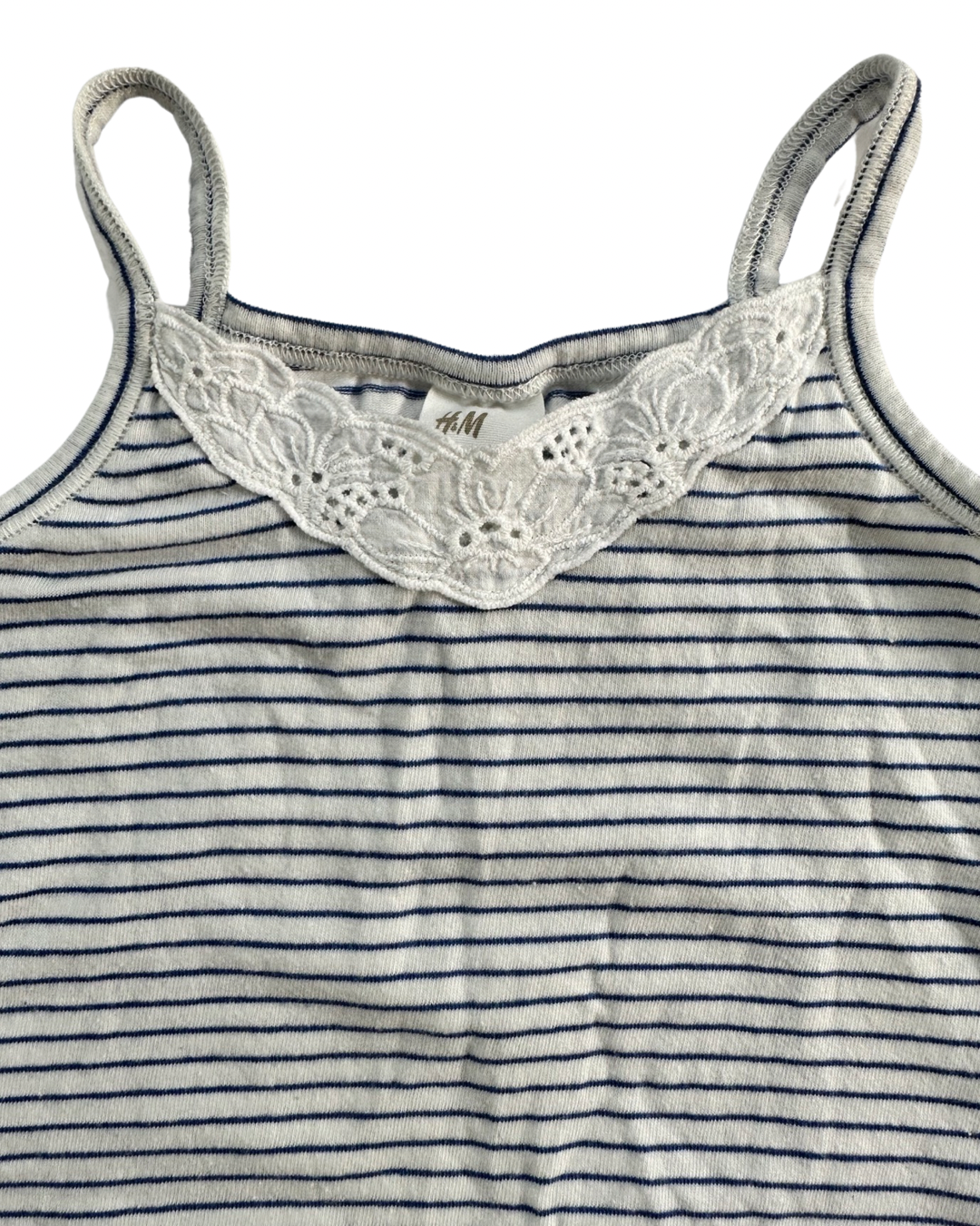 12M-18M Baby Girl H&M Blue & White Striped Dress