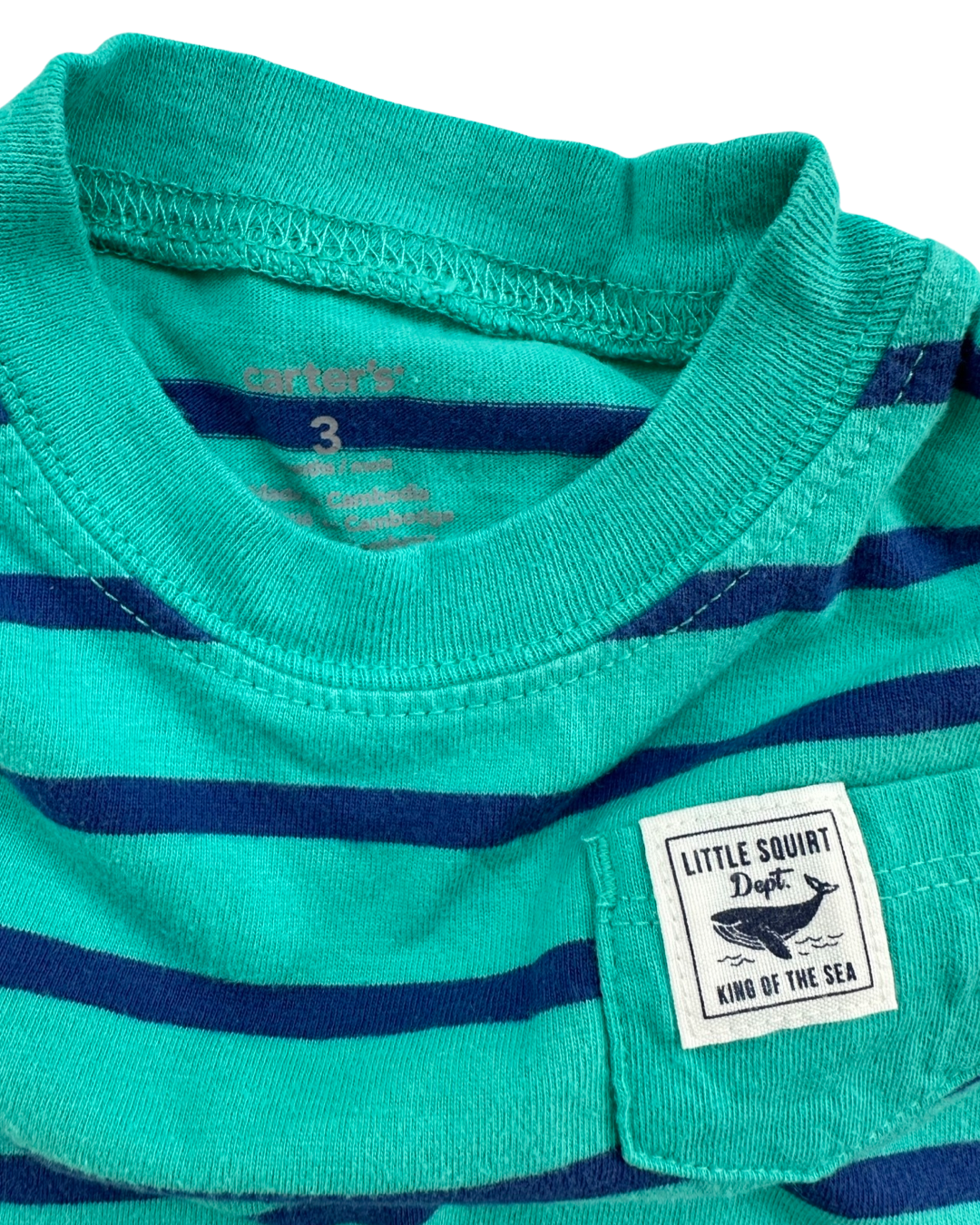 3M Baby Boy Carters Striped Romper
