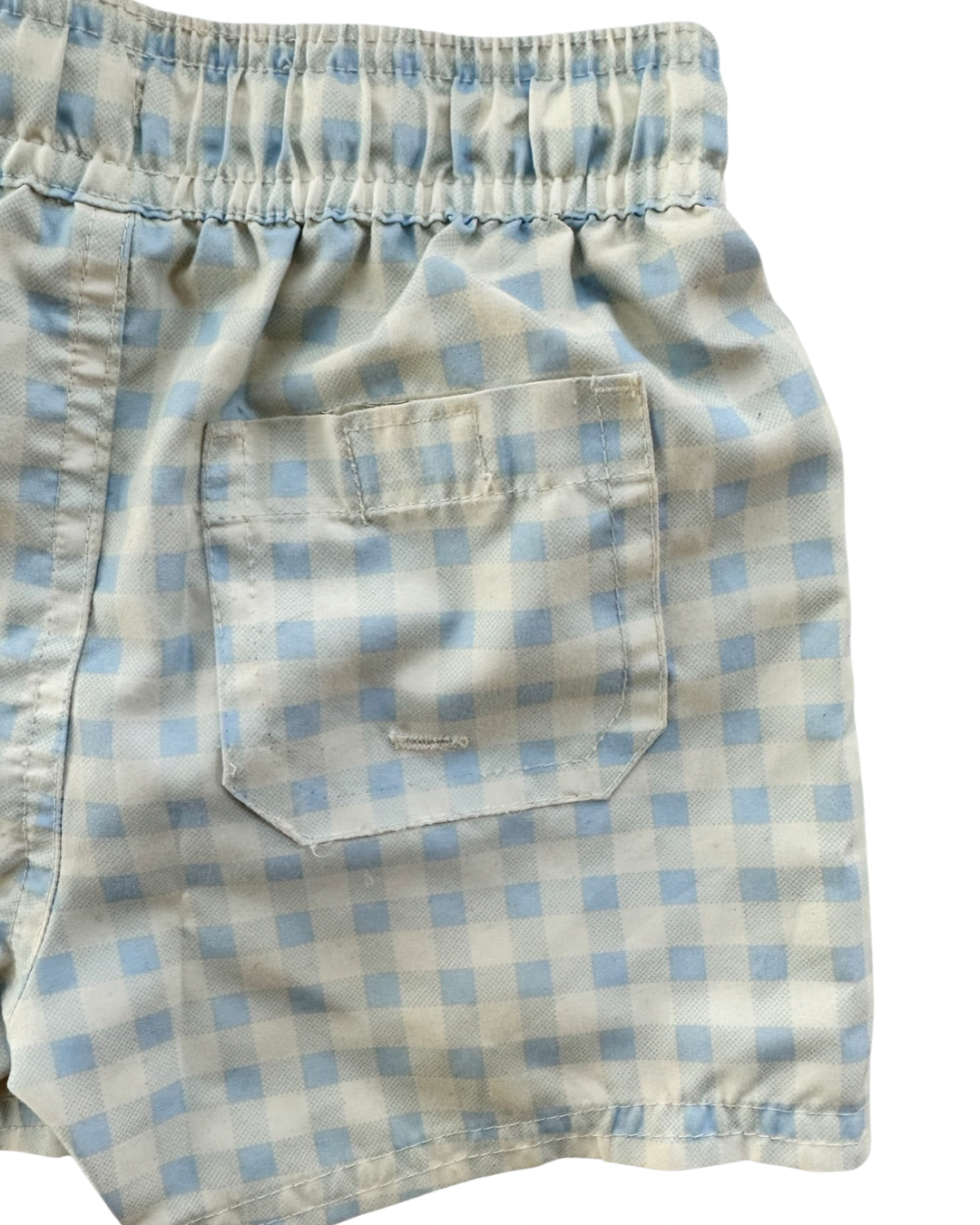 18M Baby Boy Blue Gingham Cat & Jack Swim Shorts