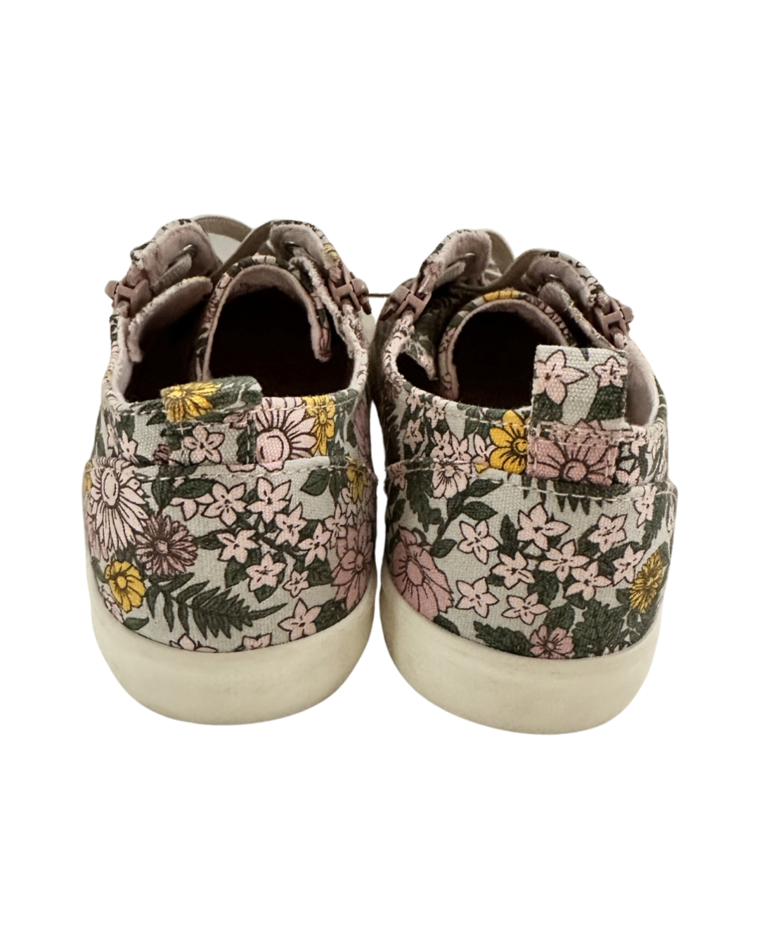 Girls Size 3 Cat & Jack Pink Floral Shoes Sneakers