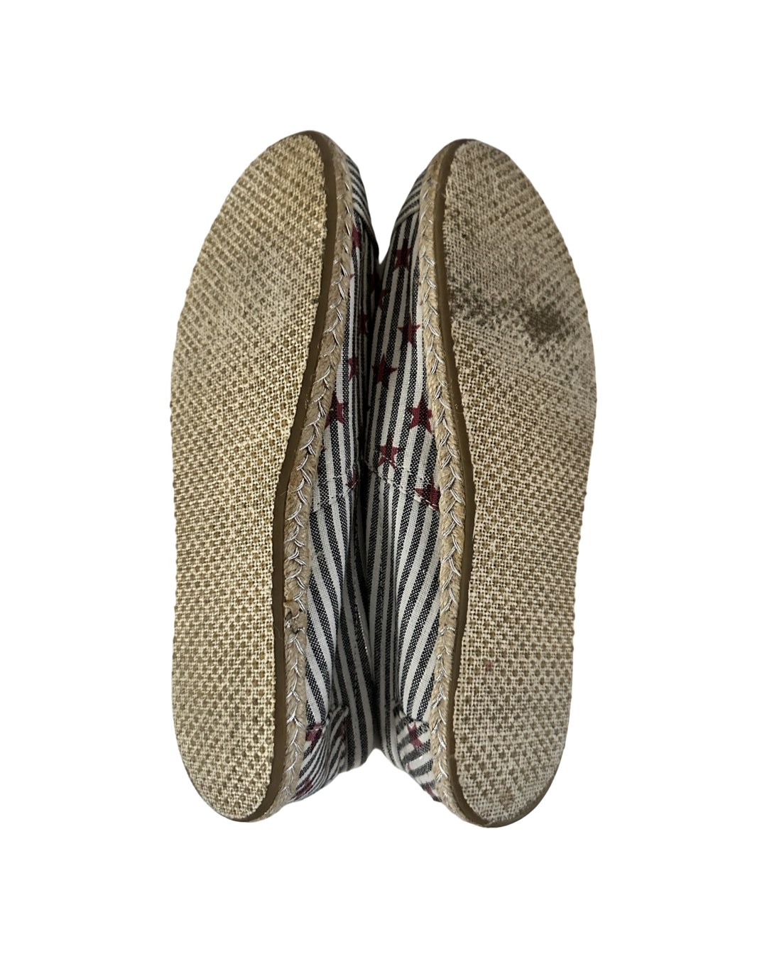 Women’s Size 9 Canvas Patriotic Stars & Stripes Toms Shoes