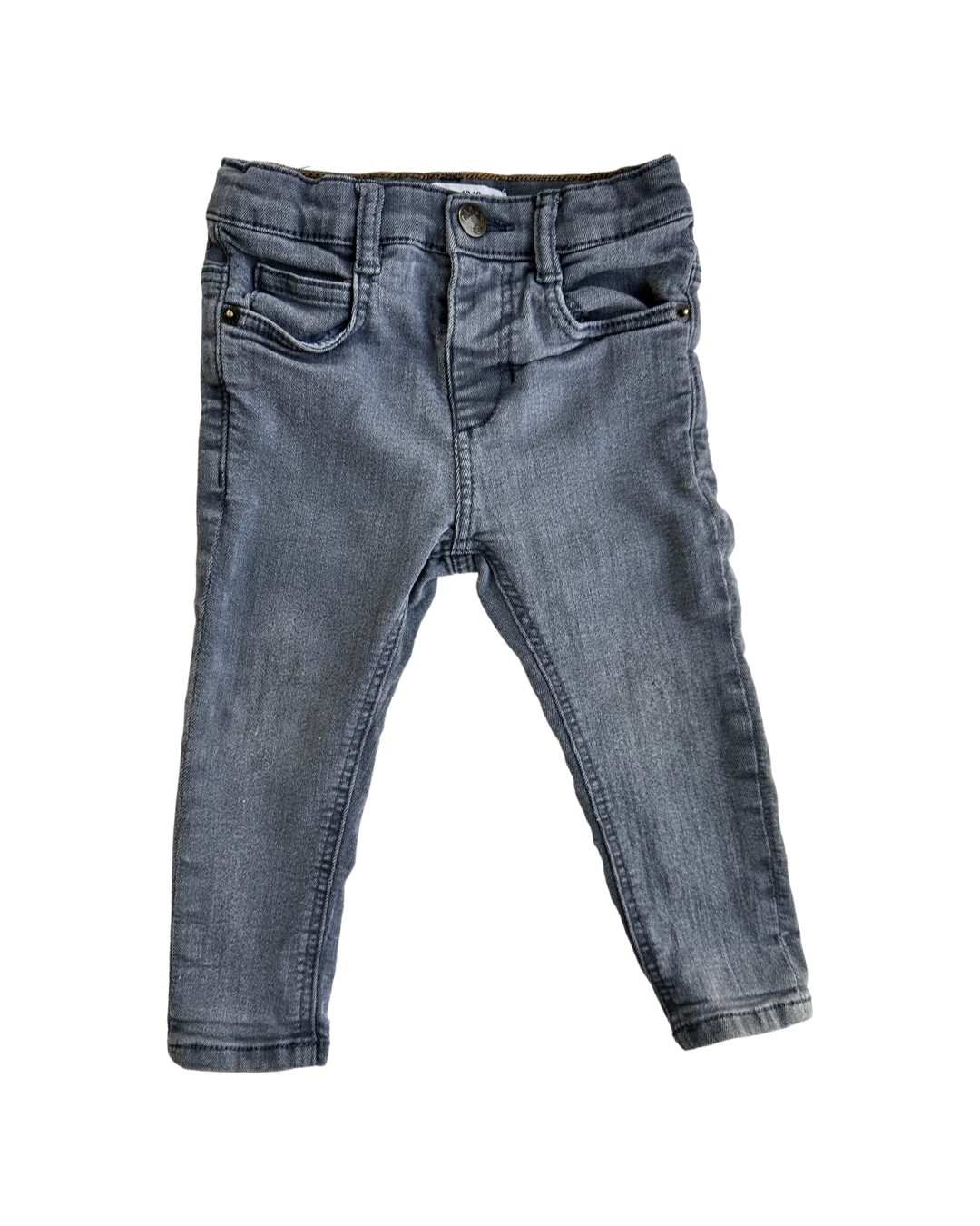 12M-18M Zara Baby Boy Gray Jegging Jeans