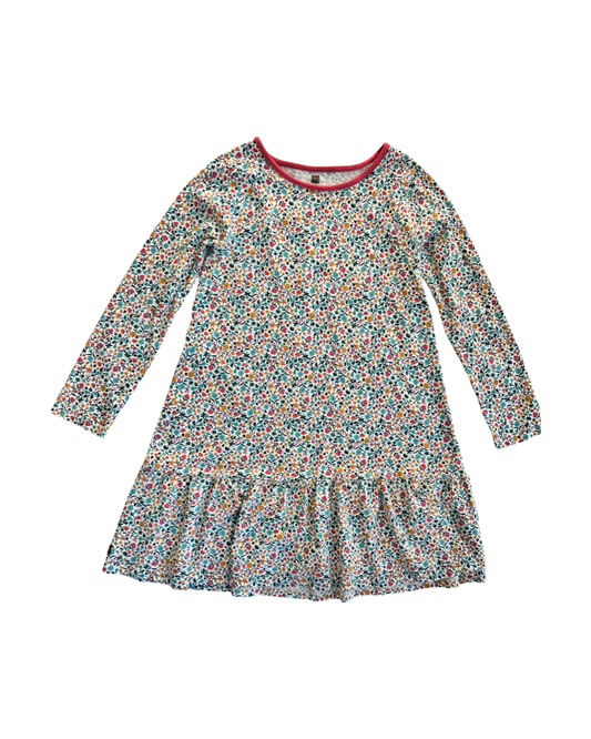 Youth Girls Size 12 Tea Collection Floral Long Sleeve Dress